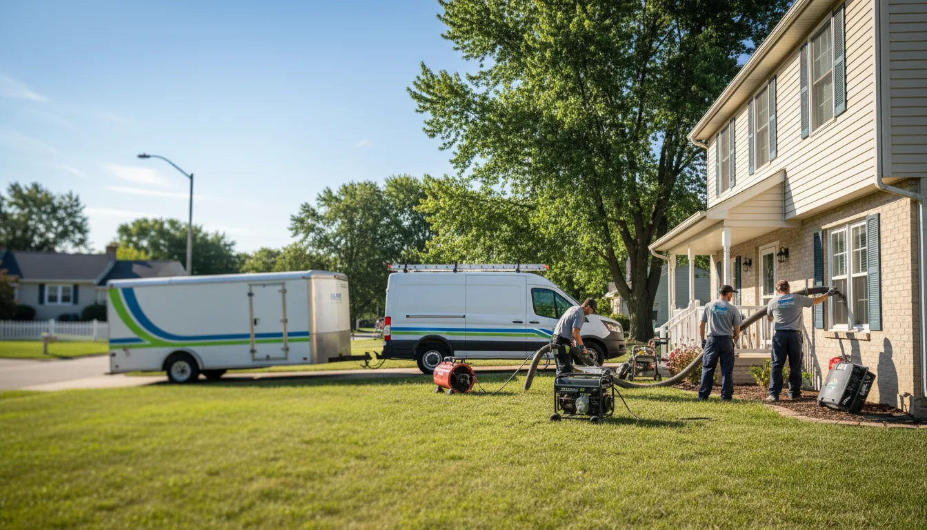 Flooded Basement Restoration And Cleanup With Repair in Coello, IL near me